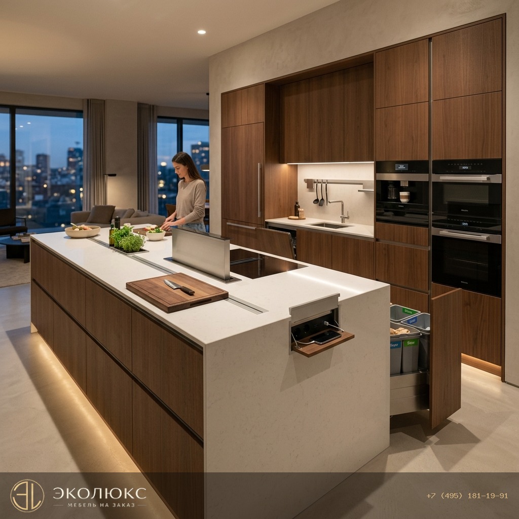 EUROCUCINA 2026: новая кухня как «умная мастерская» — скрытая техника, тишина и эргономика