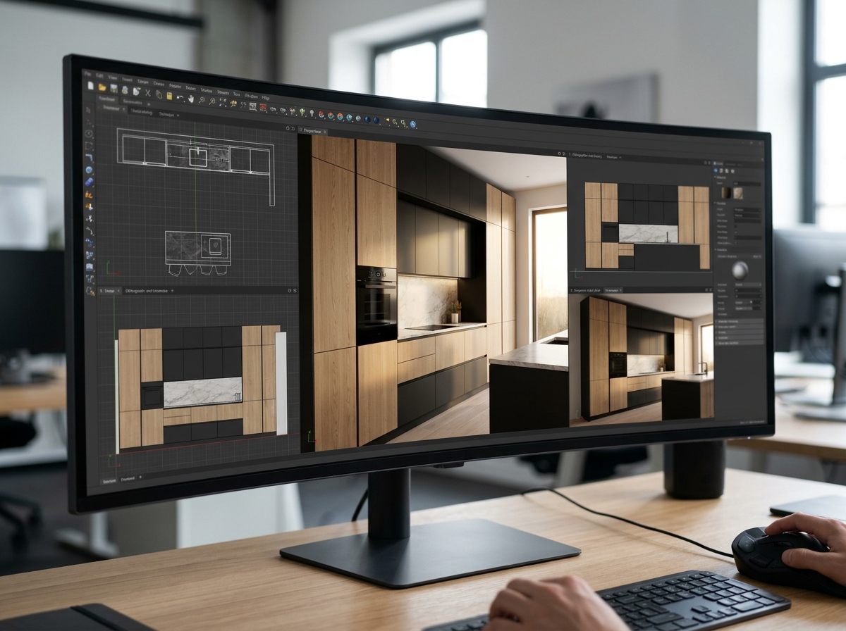 Создание 3D-визуализации мебели